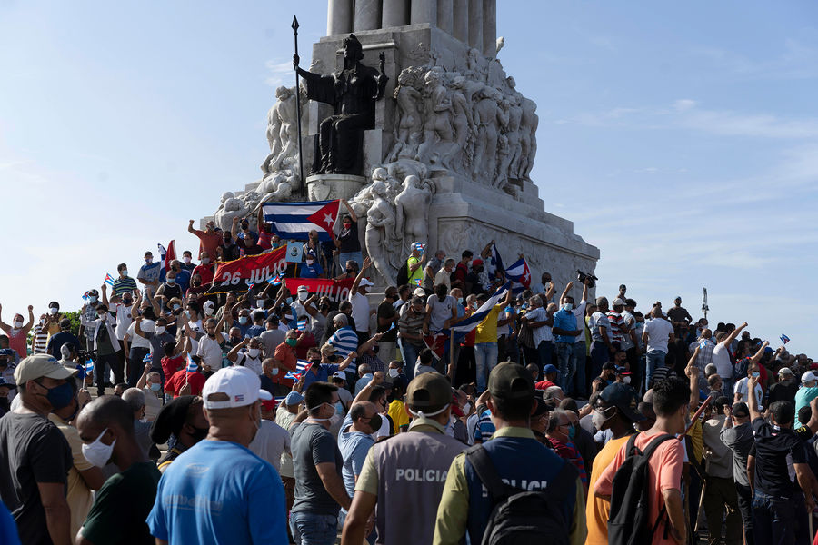 Демонстрация 11 июля в&nbsp;кубинском городе Сан-Антонио-де-лос-Баньос стала первой в&nbsp;ряду масштабных выступлений как минимум в&nbsp;15 городах
