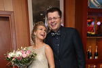 Актеры Гарик Харламов и Кристина Асмус на церемонии награждения «Прорыв года-2013»