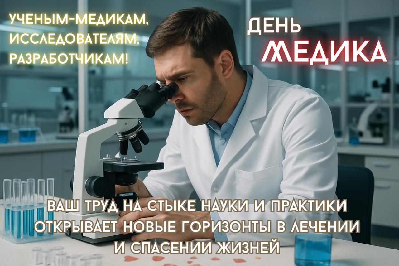 Открытки и поздравления с Днем медика — 2025