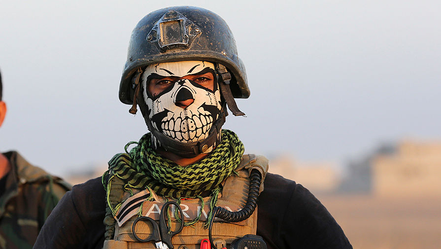 Боец элитных антитеррористических подразделений Ирака в Мосуле, 20 октября 2016 года