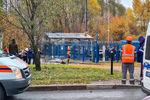 Ликвидация открытого горения на газовой подстанции на ул. Грина в Москве, 15 октября 2021 года 