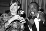 Барбра Стрейзанд и Луи Армстронг — победители 7-й ежегодной церемонии «Грэмми», Нью-Йорк, 1965 год