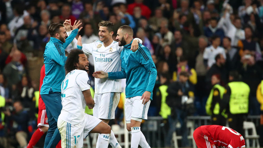 «Реал Мадрид» празднует выход в финал Лиги чемпионов