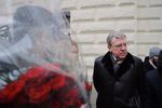 Глава Счетной палаты Алексей Кудрин у Центрального дома журналиста, где проходит церемония прощания с Людмилой Алексеевой, 11 декабря 2018 года