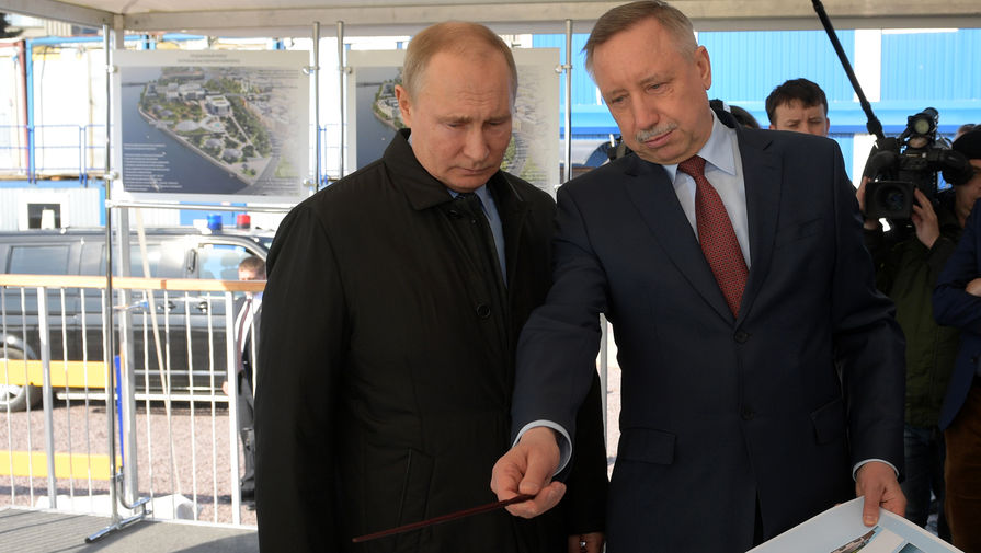 Владимир Путин и Александр Беглов