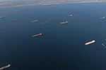 Нефтетанкеры у берегов Калифорнии в США, апрель 2020 года