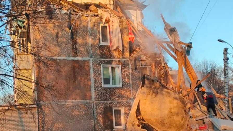 ТАСС: восемь квартир разрушены при взрыве газа в жилом доме в Тульской области