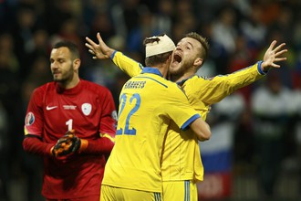 Сборная Украины отобралась на Евро-2016