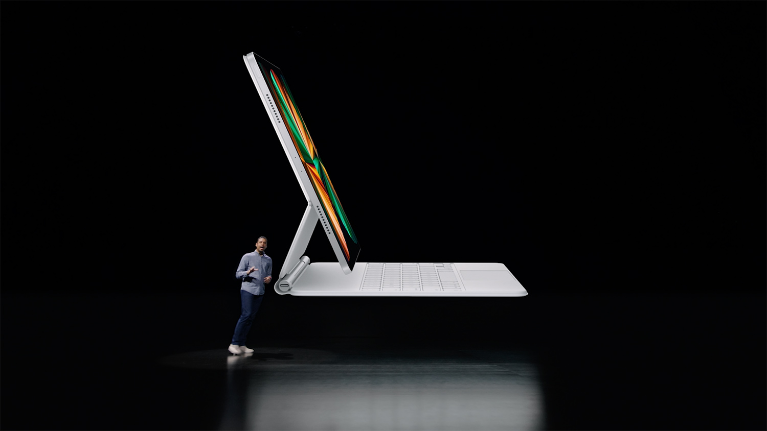 Новый iPad Pro во время весенней презентации Apple, 20 апреля 2021 года