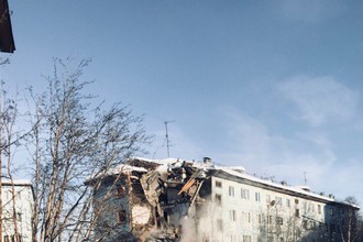 Последствия взрыва на улице Свердлова в Мурманске, 20 марта 2018 года