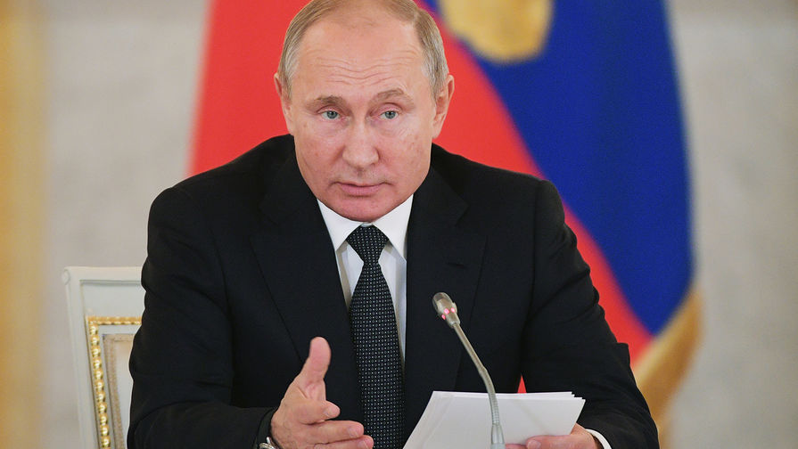 Президент РФ Владимир Путин проводит в Кремле заседание Совета по развитию гражданского общества и правам человека, 11 декабря 2018 года