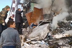 Поисково-спасательные работы на месте взрыва бытового газа в жилом доме на Сахалине, 19 ноября 2022 года