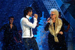 Дима Билан и Анне Вески на съемках музыкального шоу «Ты-Суперстар!», 2007 год