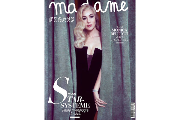 Моника Беллуччи на обложке журнала Madame Figaro в YANINA Couture
