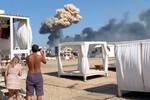 Взрывы в районе поселка Новофедоровка в Крыму, 9 августа 2022 года