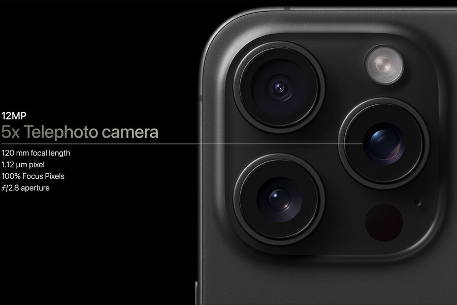 Камера iPhone 15 Pro