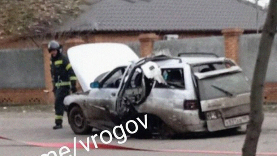 Рогов: в Бердянске взорвался автомобиль с бизнесменом внутри