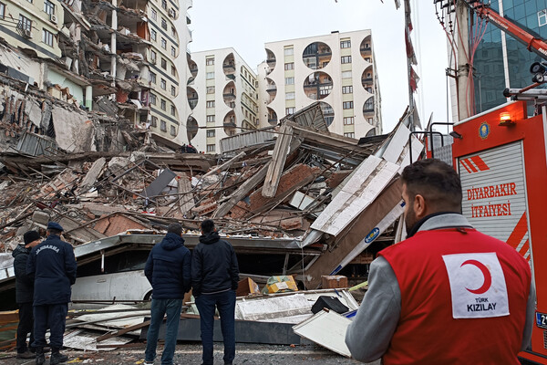 Последствия землетрясения в&nbsp;городе Диярбакыр, Турция, 6&nbsp;февраля 2023&nbsp;года
