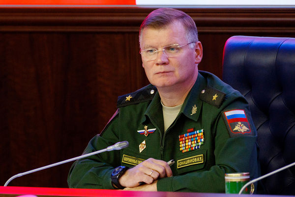 Официальный представитель министерства обороны России генерал-майор Игорь Конашенков 