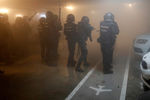 Столкновения между полицией и протестующими в международном аэропорту Барселоны, 14 октября 2019 года