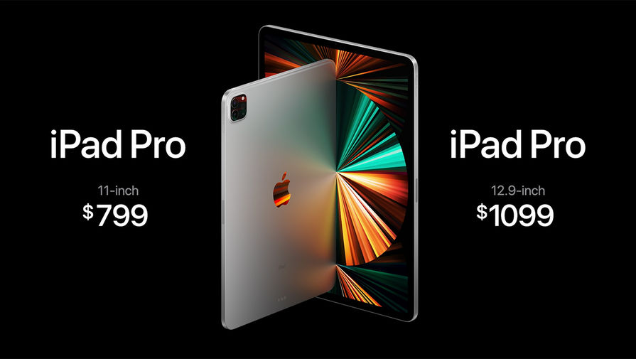 Цены на новый iPad Pro во время весенней презентации Apple, 20 апреля 2021 года