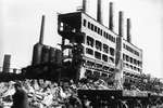 Разрушенный завод «Азовсталь» в годы Великой Отечественной войны, 1943 год
