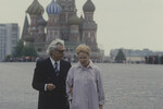 Актриса Ирина Скобцеваи и ее супруг, кинорежиссер Сергей Бондарчук (25 сентября 1920 — 20 октября 1994), 1980 год 