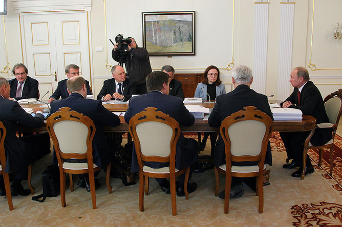 Во время заседания наблюдательного совета «Агентства стратегических инициатив» в Ново-Огарево