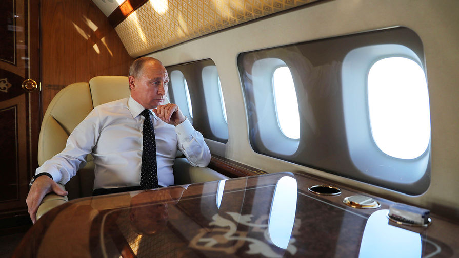 Владимир Путин во время перелета на&nbsp;российскую авиабазу &laquo;Хмеймим&raquo; в&nbsp;Сирии, 11&nbsp;декабря 2017&nbsp;года