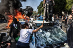 Во время протестов в Лос-Анджелесе, 9 июня 2025 года