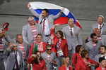 Белорусская делегация на церемонии открытия XV летних Паралимпийских игр 2016 в Рио-де-Жанейро