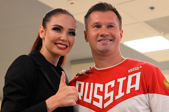Заслуженный мастер спорта по художественной гимнастике, телеведущая Ляйсан Утяшева и четырехкратный олимпийский чемпион по спортивной гимнастике, главный редактор журнала «Большой спорт» Алексей Немов