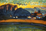 Горный пейзаж с деревней. 1908