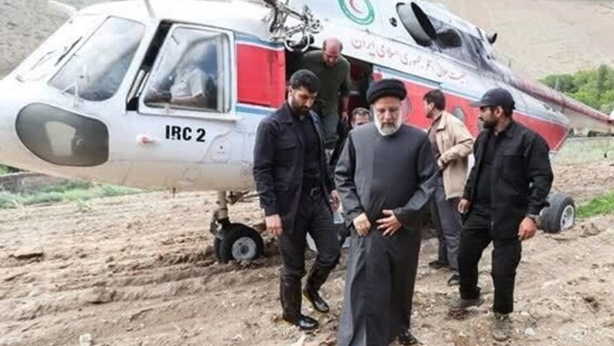 Стало известно, где совершил жесткую посадку вертолет президента Ирана