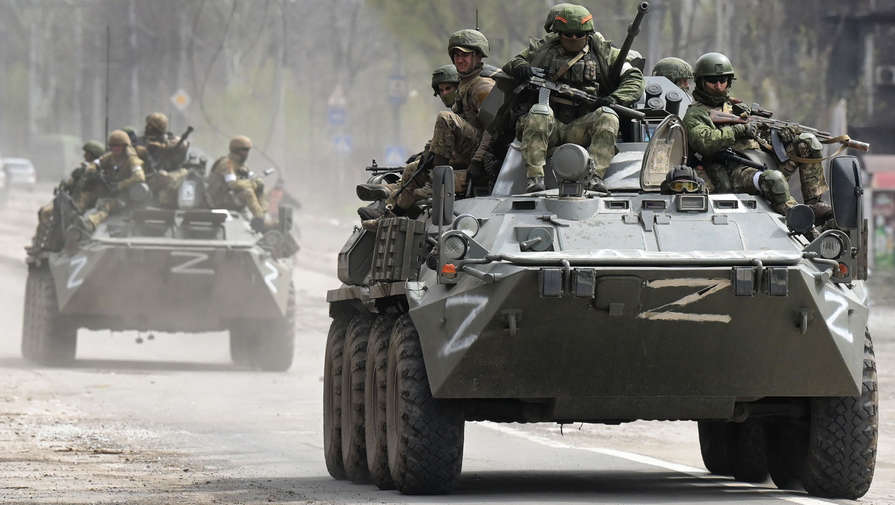 Минобороны показало движение российской военной техники на Харьковском направлении