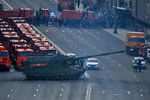 Самоходная артиллерийская установка (САУ) «Коалиция-СВ» на репетиции парада Победы в Москве, 29 апреля 2021 года