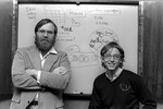Соучредители Microsoft Пол Аллен (слева) и Билл Гейтс в 1982 году