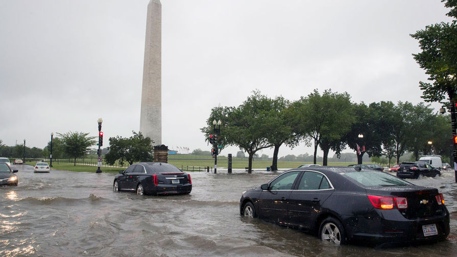 Последствия сильного дождя в&nbsp;Вашингтоне, 8 июля 2019 года 