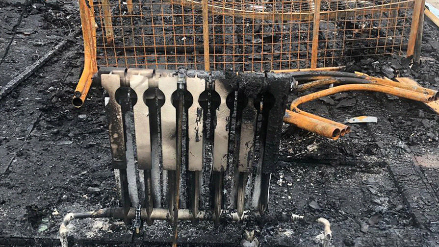 Последствия пожара в палаточном лагере «Холдоми» в Солнечном районе Хабаровского края, 23 июля 2019 года