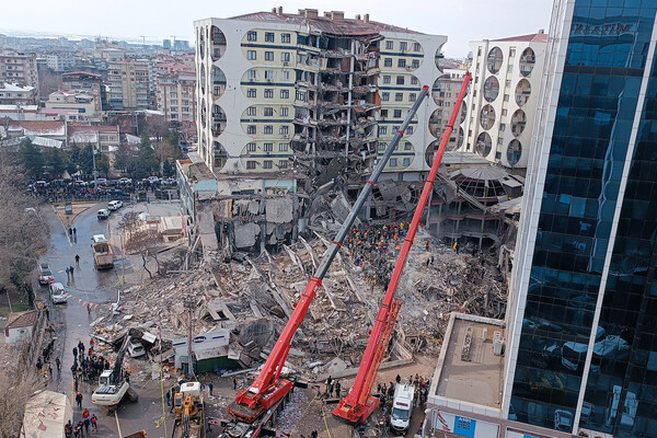 Последствия землетрясения в&nbsp;городе Диярбакыр, Турция, 6&nbsp;февраля 2023&nbsp;года

