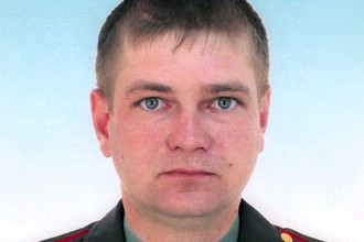 Командир батальона связи майор Сергей Солнечников
