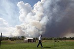 Очаг возгорания возник у подножья горы Пайкс-Пик на территории национального парка Пайк