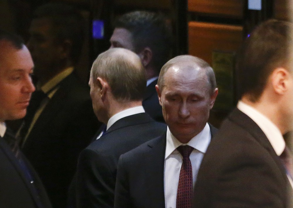 Владимир Путин после встречи в Минске