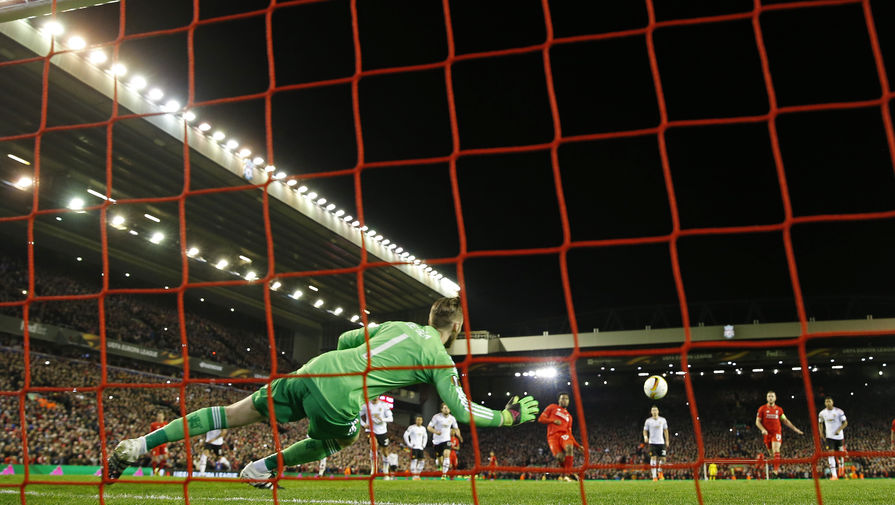 Football Soccer &mdash; Liverpool v Manchester United &mdash; UEFA Europa League Round of 16&nbsp;First Leg &mdash; Anfield, Liverpool, England &mdash; 10/3/16
Daniel Sturridge scores the first goal for Liverpool from the penalty spot
Action Images via Reuters / Carl Recine
Livepic
EDITORIAL USE ONLY.