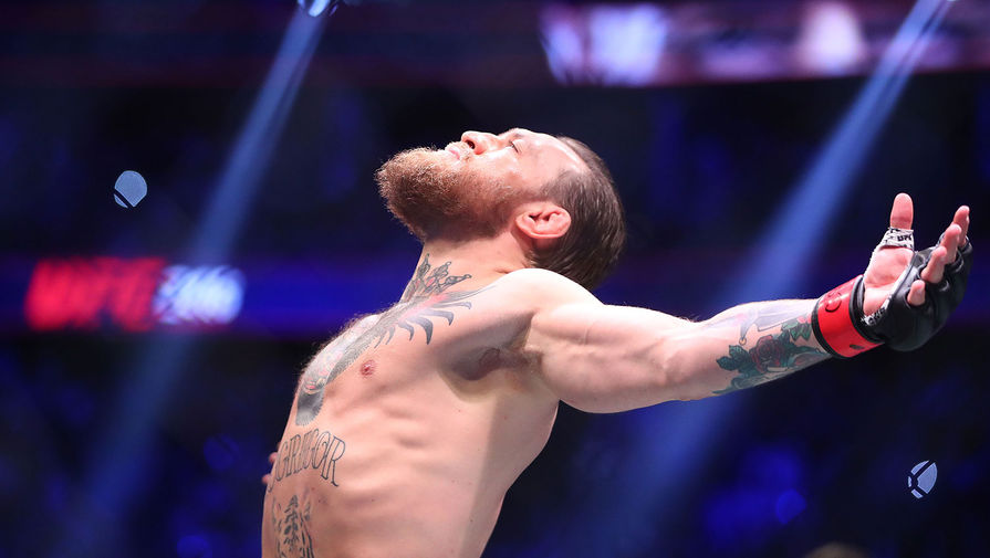 Ирландский боец Конор Макгрегор во время поединка на&nbsp;турнире UFC 246 в&nbsp;Лас-Вегасе