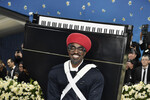 Американский рэпер и актер André 3000 во время благотворительного бала в Метрополитен-музее, Нью Йорк, США, 5 мая 2025 года