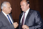 Анатолий Лукьянов и лидер КПРФ Геннадий Зюганов, 1994 год