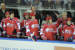 Ржига стал одним из знаковых персон в российском хоккее. На фото в Сокольниках в благотворительном матче с участием звезд политик и спорта с Евгением Малкиным
