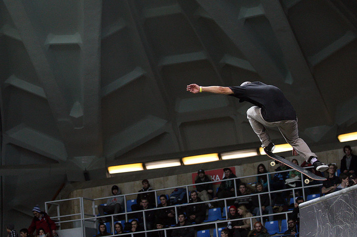 Участник чемпионата World Cup Skateboarding в&nbsp;Москве