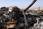 На месте крушения российского самолета Airbus A321 в Египте